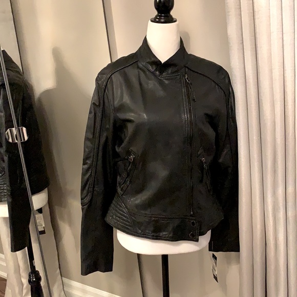 SAS Black Leather Jacket - Picture 4 of 16